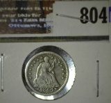 1854 Seated Half Dime With Arrows