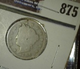 Key Date 1886 V Nickel
