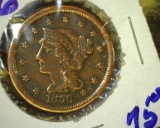 1856 Braided Hair Large Cent