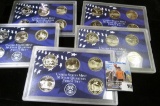 2004-2008 Proof State Quarter Sets With No Boxes