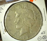 1922 P U.S. Silver Peace Dollar.