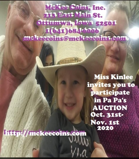 Mckee Coins Inc. Live Auction Winter 2020