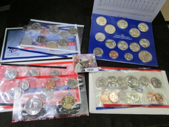 1992 P & D, 2002 P & D, & 2011 Philadelphia U.S. Mint Sets in original holders.