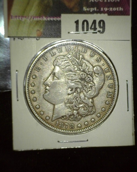 1878 P U.S. Morgan Silver Dollar.