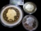 Replica $50 Gold Coin, Large Replica Mercury Dime, And Remembering 9/11 Medal