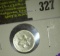 1852 Silver Three Cent Piece