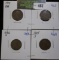 1909-Vdb, 1915-S, 1913-S, And 1926-S Wheat Cents