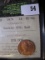 1979 Canadian Penny With A Double 1979 Graded Ms 66 Red.  This Variety Books For $50