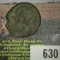 Nearly 2,000 Year Old Ancient Roman unattributed Bronze Coin, 22 mm.