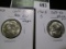 1945 D & S Jefferson Nickels, both Choice BU.