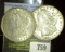 1921 P & S  Morgan Silver Dollars, both EF or better.