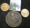 (3) variations of 1933 Century of Progress International Exposition Medals, size 38mm to 70mm.