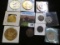 (10) Different Tokens & medals including an Ottumwa City Lines token.