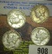 1934 P, 36 P 37 P, & 41 P Mercury Dimes, nice grades.