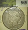 1934 S U.S. Peace Silver Dollar.