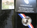 2015 S United States Marshals Service 225th Anniversary Commemorative Proof Half Dollar.