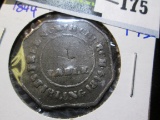 1844 Scottish Communion Token/ Free North Church