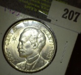 1953 Silver 50 Centavos Coin From Cuba