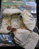 5 Mini Mint Bags With Memorial Cents