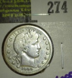 1909 Barber Quarter