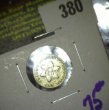 1853 Silver Three Cent Piece