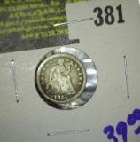 1845 Seated Half Dime