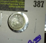 1840 No Drapery Seated Half Dime