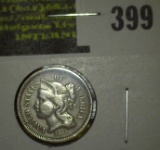 1868 Three Cent Nickel