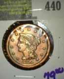 1855 Braided Hair Large Cent