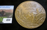 3 Inch High Relief Bronze Ronald Regna Medal Released From The Mint