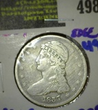 1837 Reeded Edge Bust Half Dollar