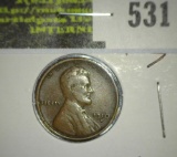 1910 S Lincoln F-VF scratch noted on reverse