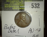 1911 S Lincoln Better Date - tough in this condition, AU-50 or better - little rub on the cheek  $75