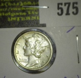 1927 S Merc Dime - AU  another better date