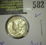 1931 D Merc Dime - AU +  better date