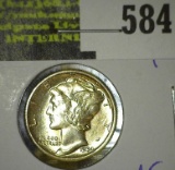 1934 P Merc Dime - MS 63/64  nice one