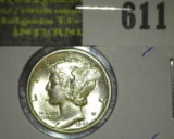 1943 D Merc Dime - MS 64