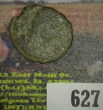 Nearly 2,000 Year Old Ancient Roman unattributed Bronze Coin, 21 mm.