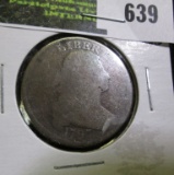 1797 U.S. Large Cent, gripped edge, Fair to AG.