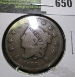 1833 U.S. Large Cent, VG.