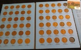 Lincoln Cent Set 1919-1940 P,D, S. no 1931 S, but 1922 D is VF, 24D Vg, & 26S is VF.