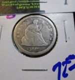 1841-O Seated Liberty Quarter