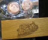 Hodgepodge Lot Includes The 125th Annual Kentucky Derby 3 Medal Set In A Wooden Display Box, 5 One G