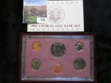 1992 Uncirculated Bank set in original box of issue.