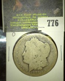 1881 O Morgan Silver Dollar,