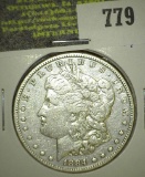 1884 P Morgan Silver Dollar,