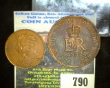 1939 & 1953 Royal Canadian Copper Medals.