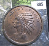 Lucky Penny Indian Head design, 