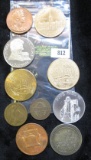 (10) different Medals including World's Fair, Canada Confederation, Vatican, and etc.