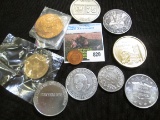 (10) Different Tokens & medals including Centennial Medals.